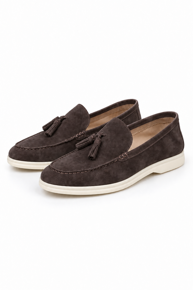 Bellagio Suede Tassel Loafers