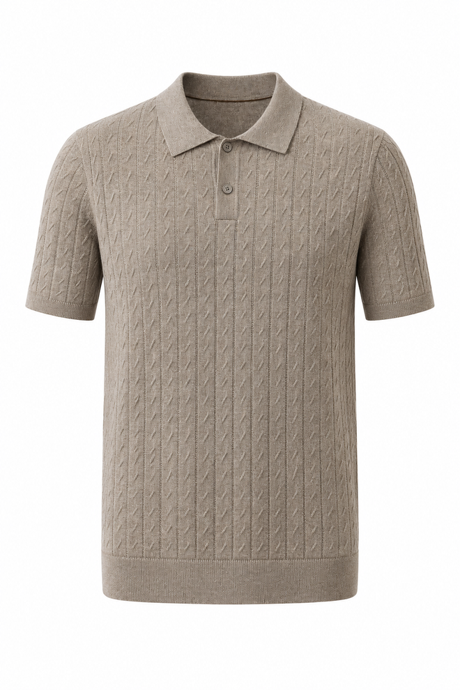 Lucano Cashmere-Blend Polo