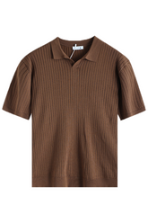 Aurelio Open-Collar Polo