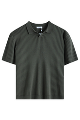 Aurelio Open-Collar Polo