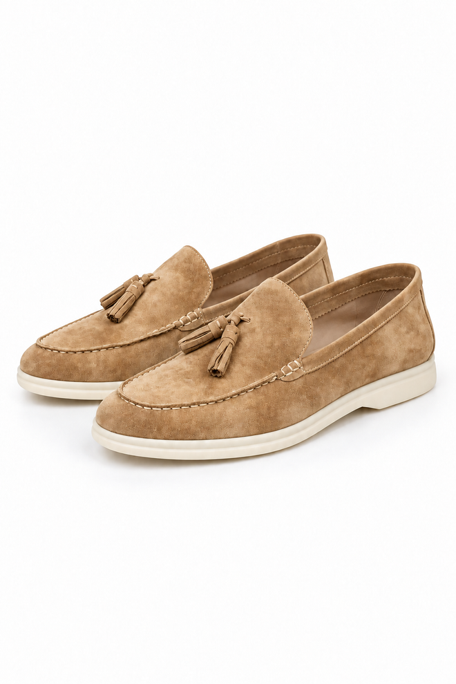 Bellagio Suede Tassel Loafers