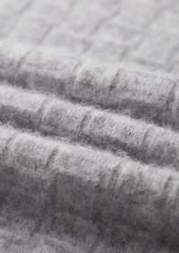 NOBA WOOL TEXTURED MOCKNECK