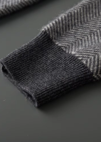 100% MERINO WOOL PATTERNED SET