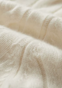 NOBA WOOL DUAL-ZIP CABLE CARDIGAN