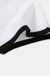 NOBA Knitted Quarter Zip Golf Polo