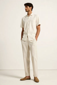 NOBA Regular Fit Linen Loose Pants