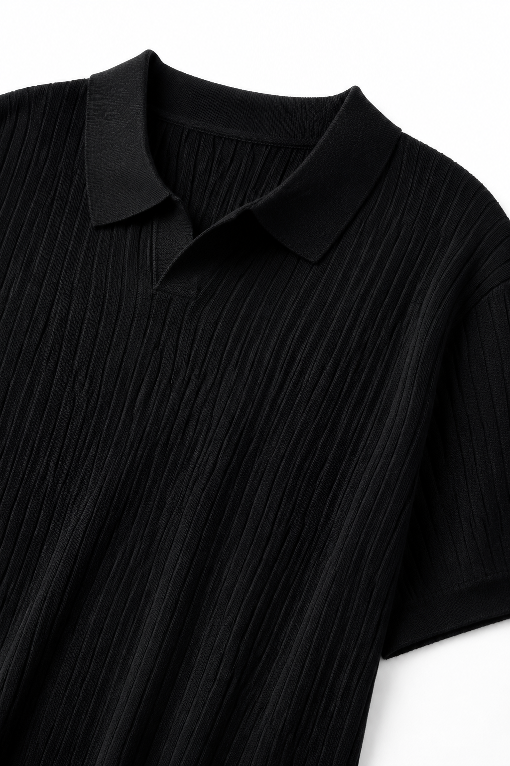 Aurelio Open-Collar Polo