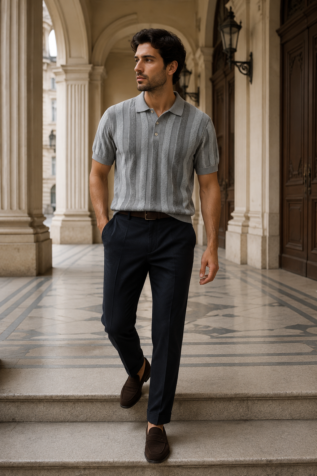 Lorenzo Striped Polo
