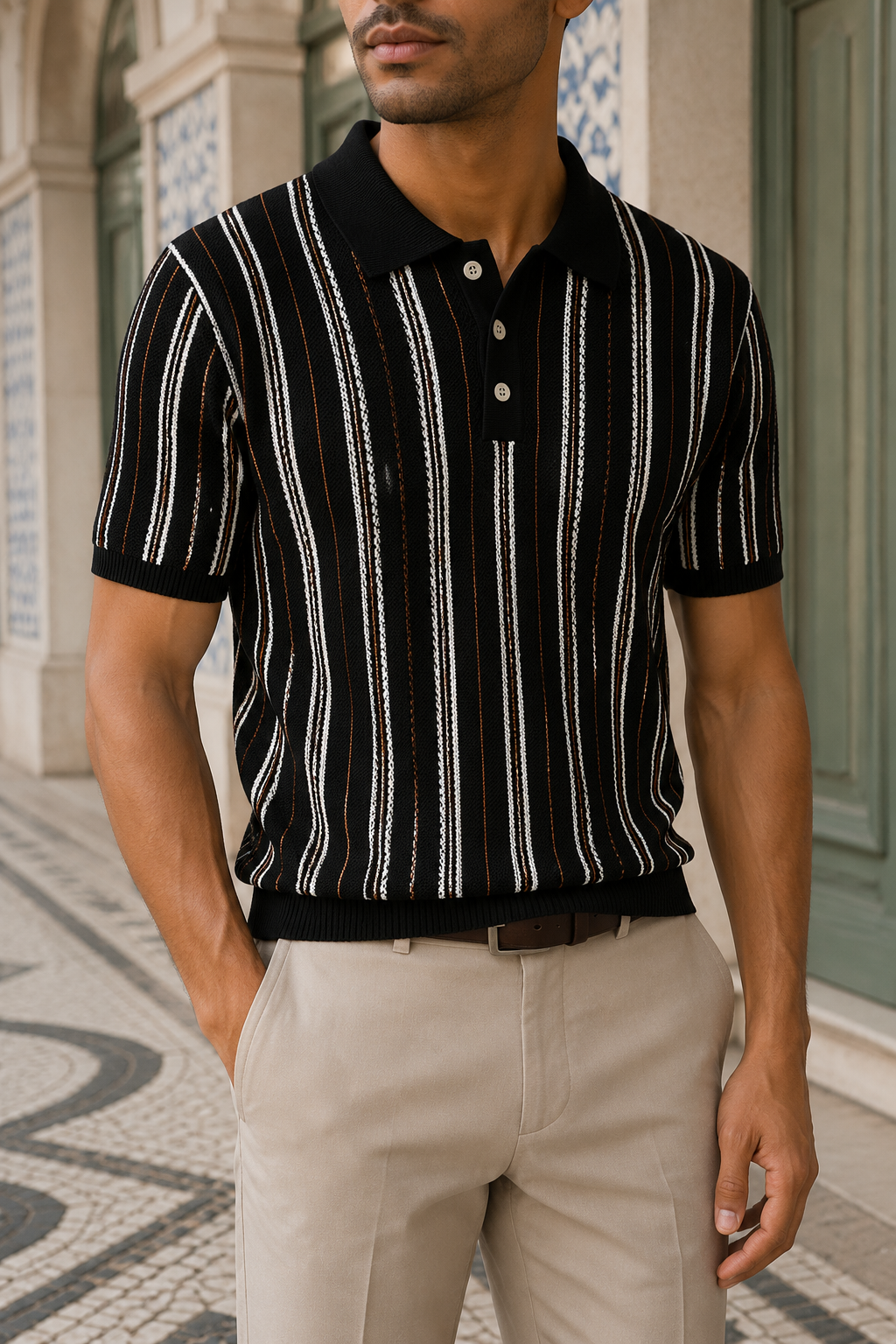 Alessio Zip Polo