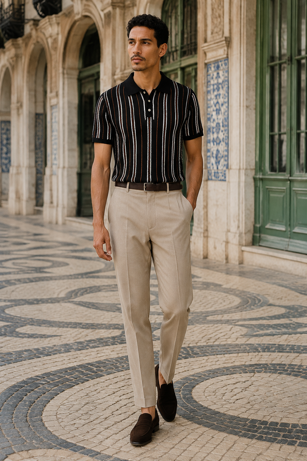 Alessio Zip Polo