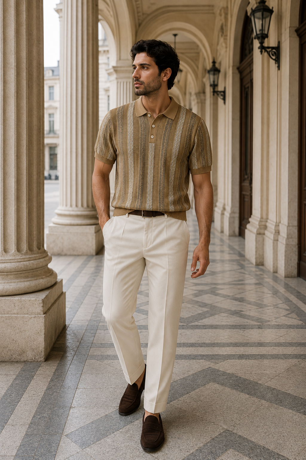 Lorenzo Striped Polo