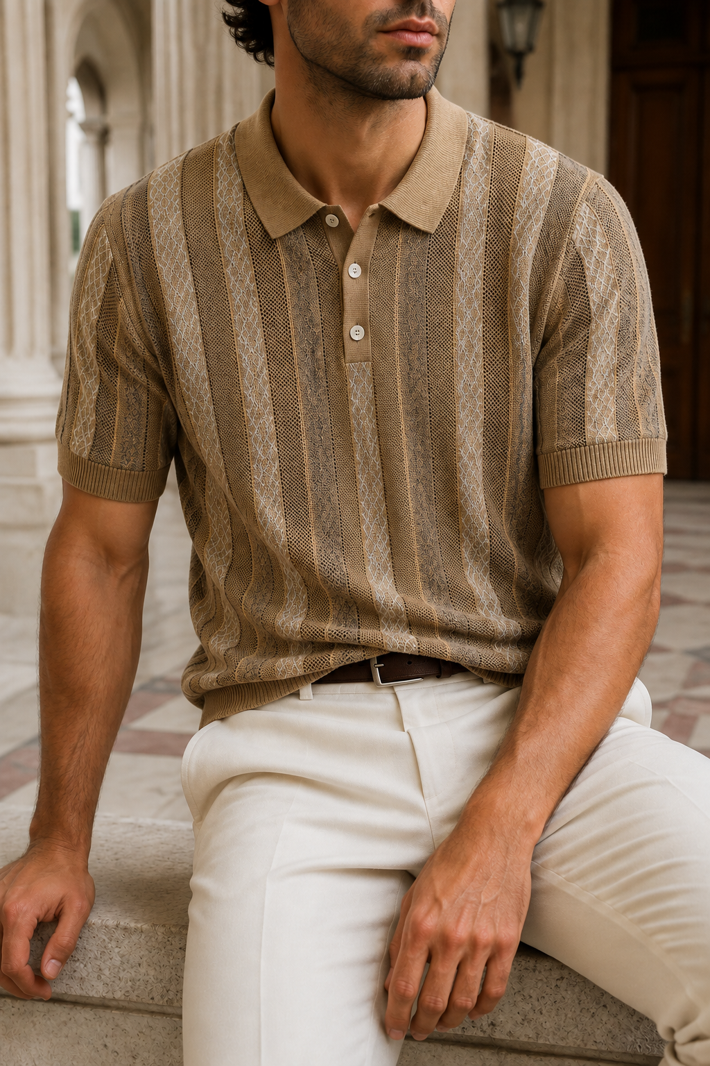Lorenzo Striped Polo