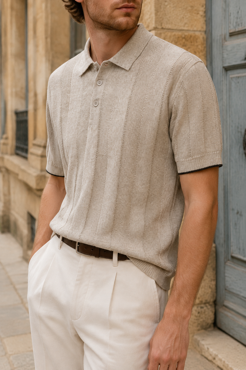 Savino Linen Polo