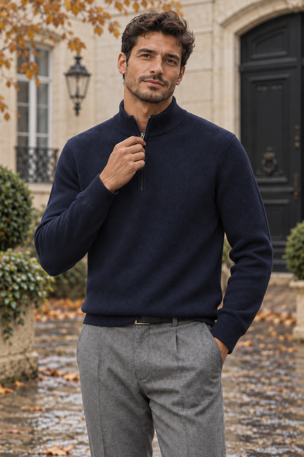 Torino Wool Quarter-Zip