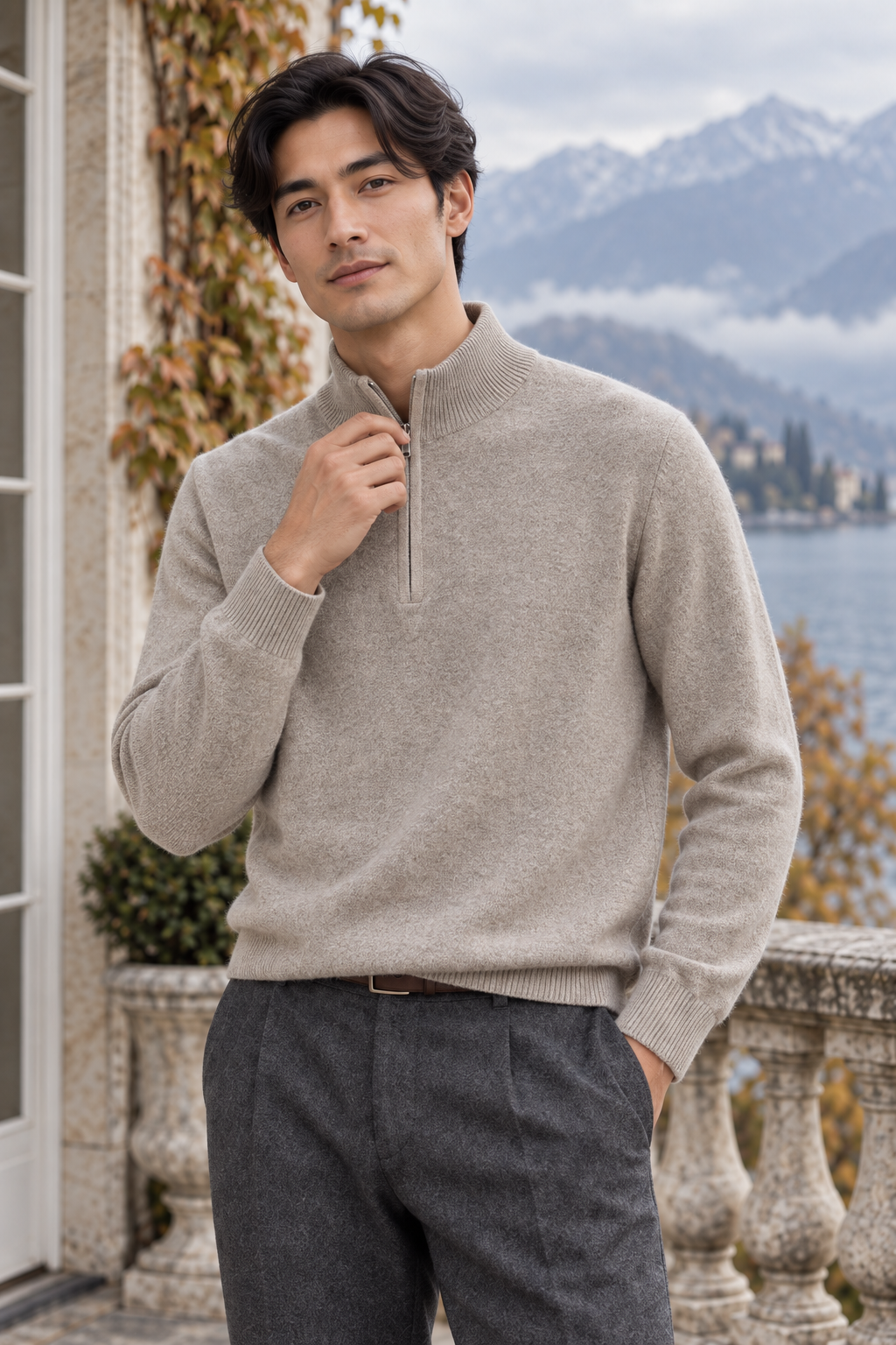 Torino Wool Quarter-Zip