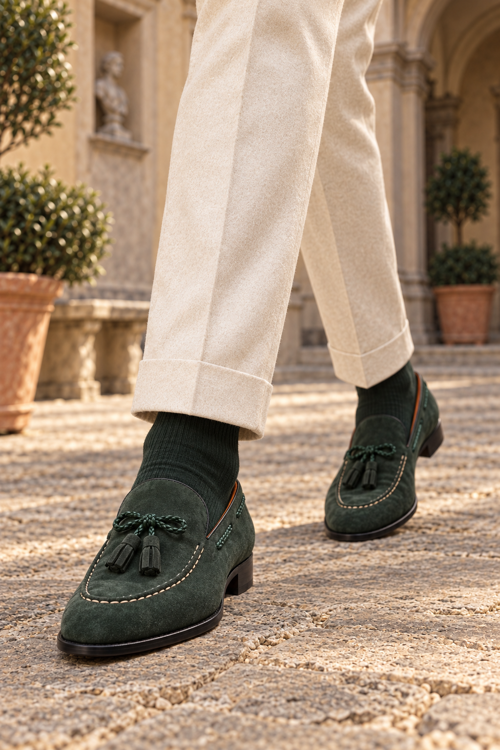 Firenze Leather Tassel Loafers