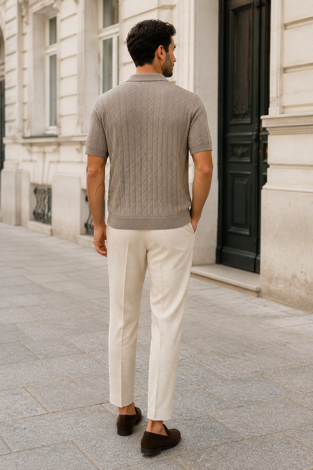 Lucano Cashmere-Blend Polo