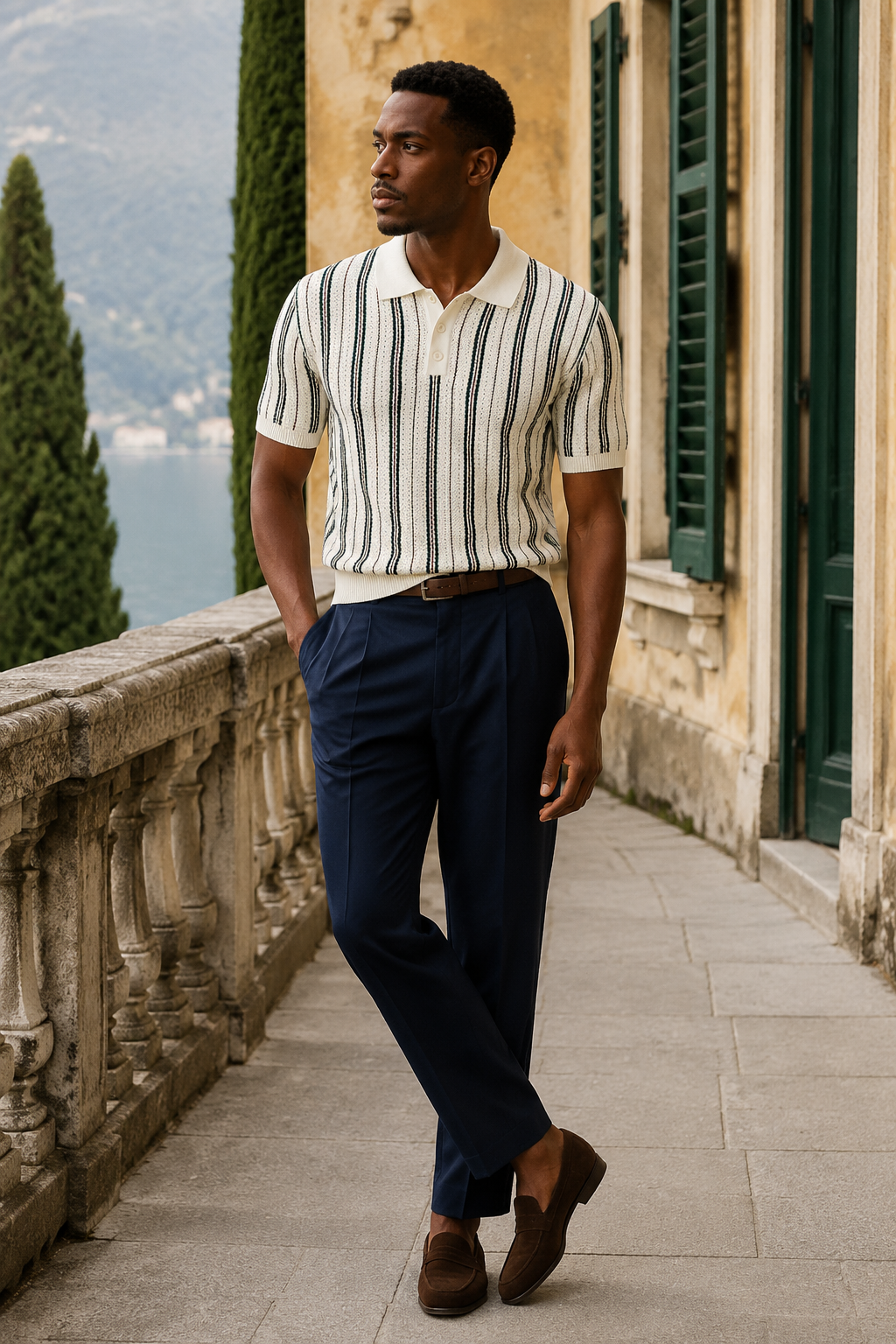 Alessio Zip Polo