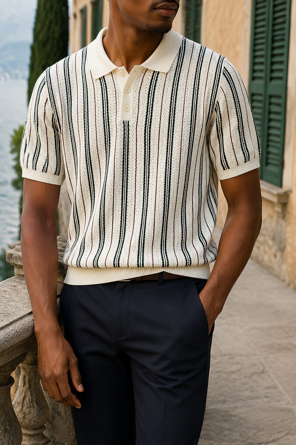 Alessio Zip Polo
