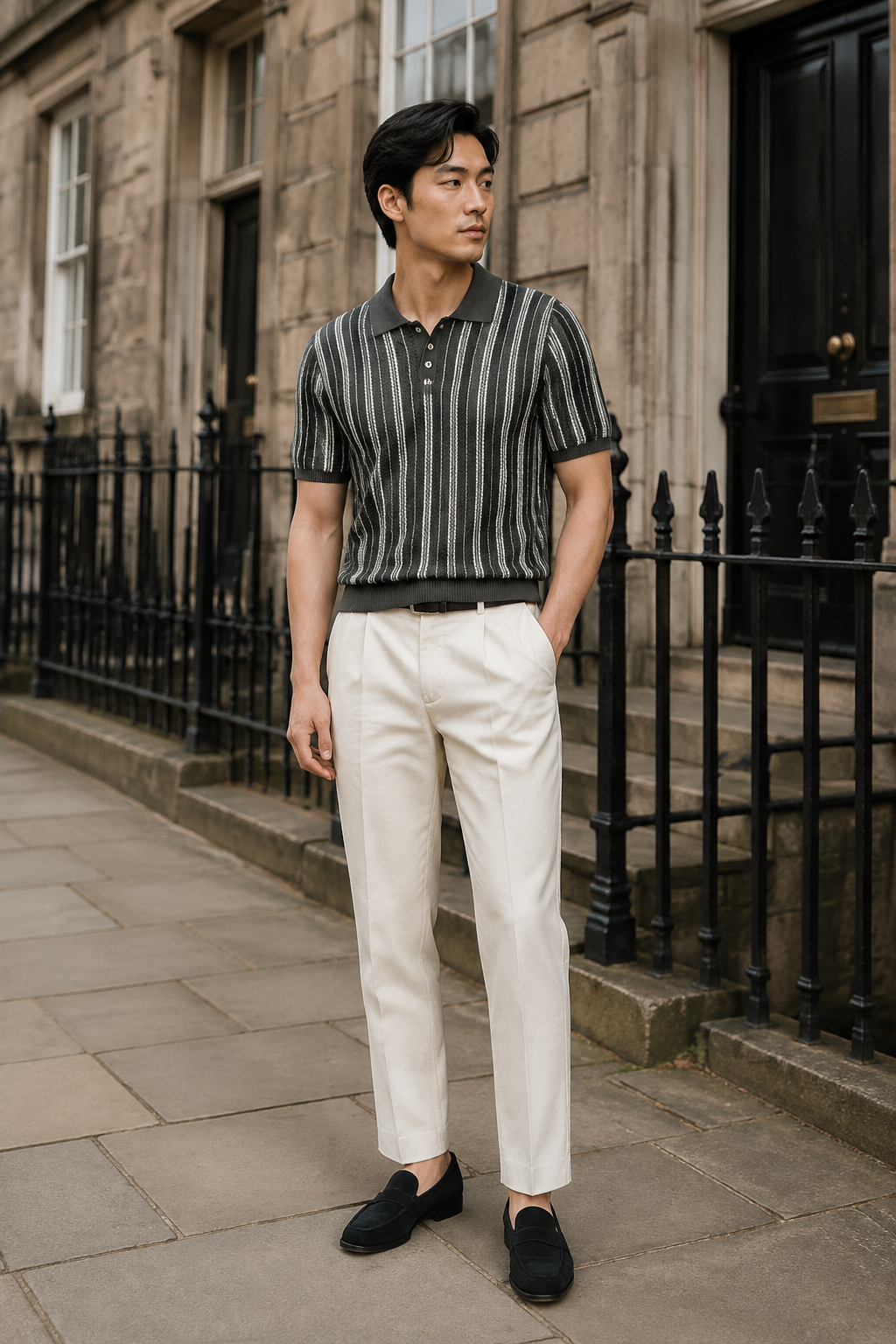 Alessio Zip Polo