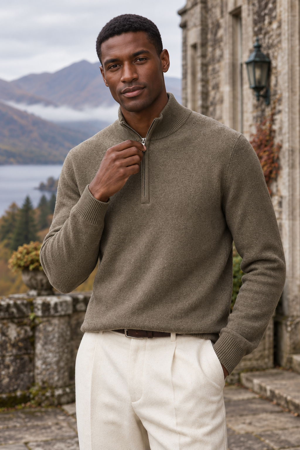 Torino Wool Quarter-Zip