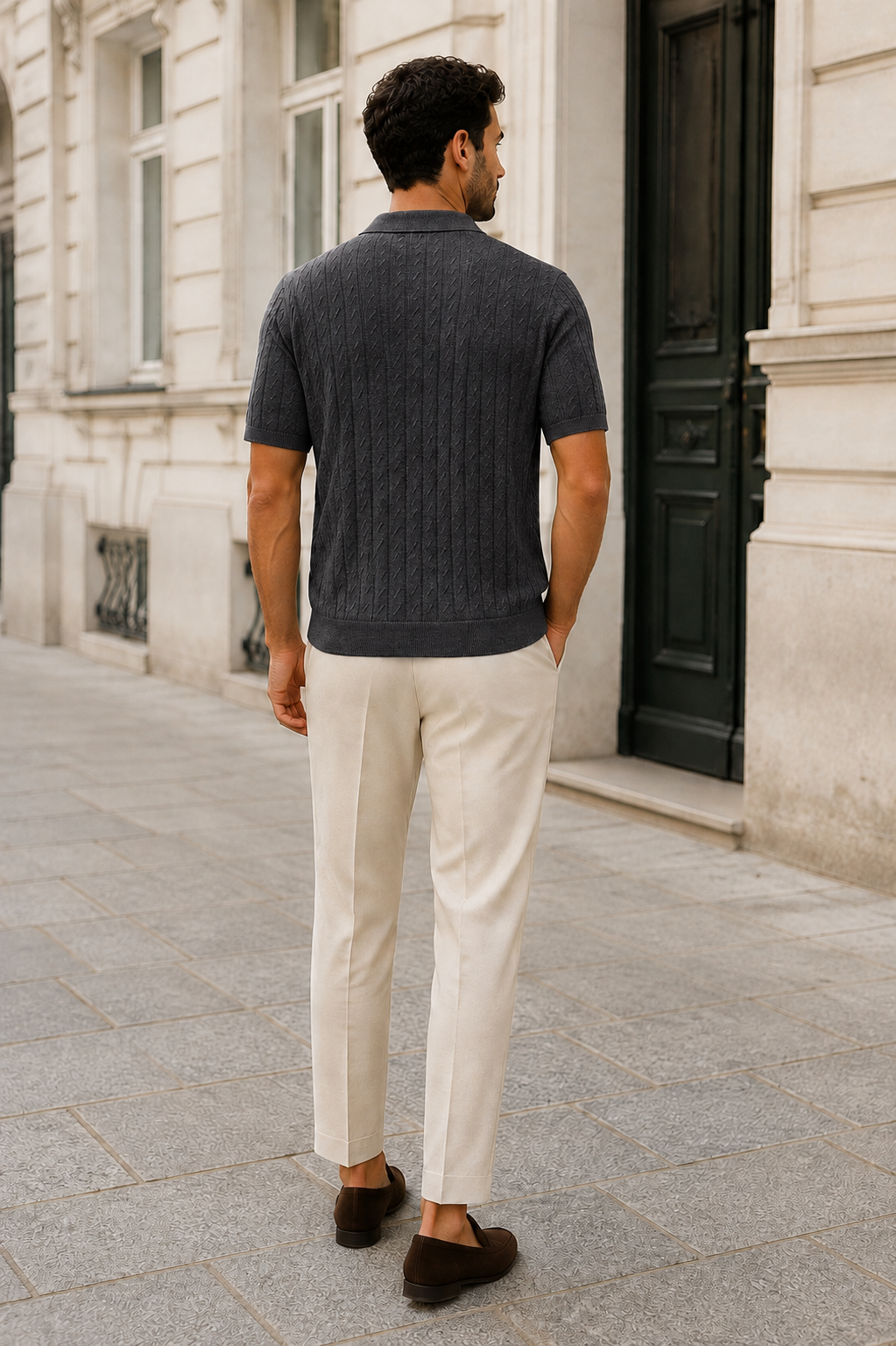 Lucano Cashmere-Blend Polo