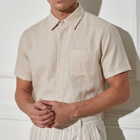 Cannes - Linen Shirt (Shortsleeve)