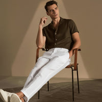100% Linen Casual Pants